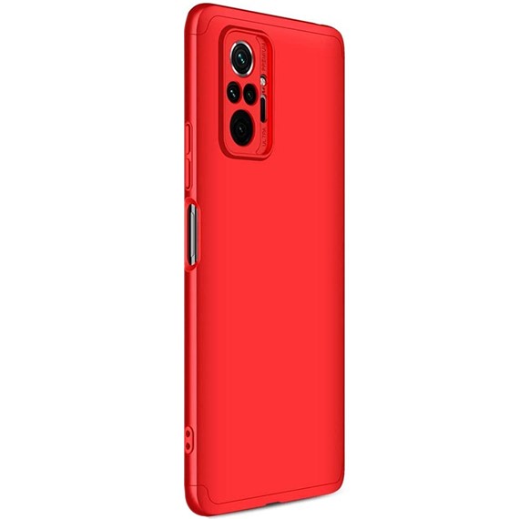 CaseUp Xiaomi Redmi Note 10 Pro Kılıf Triple Deluxe Shield Kırmızı 2